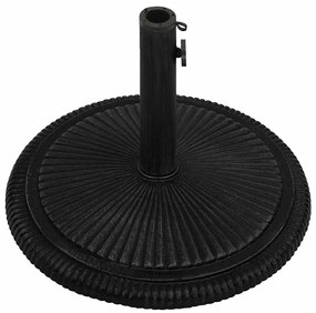 Base para guarda-sol ferro fundido 45x45x30 cm preto