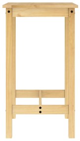 3 pcs conjunto de bar pinho maciço