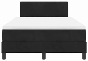 Cama Box com Colchão vidaXL Preta 120x200 cm Veludo