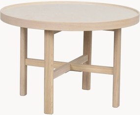 Mesa de centro redonda em madeira de carvalho Marsden, Ø 60 cm