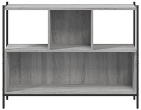 Estante 102x28x77,5 cm derivados de madeira cinzento sonoma