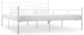 Estrutura de cama 180x200 cm metal branco