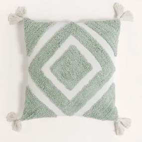 Almofada Quadrada 45x45 Cm Em Algodão Sowyer Celadon Mousse - Sklum