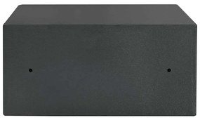Cofre Eletrónico Cinza Escuro 42x37x20 cm Aço