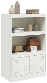 Aparador 67x39x107 cm aço branco
