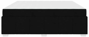 Estrutura da Cama Preto 200 x 200 cm tecido