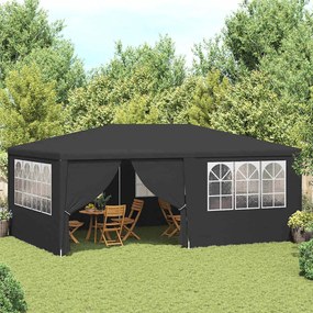 Tenda festas com paredes laterais 4x6m 90g/m² antracite