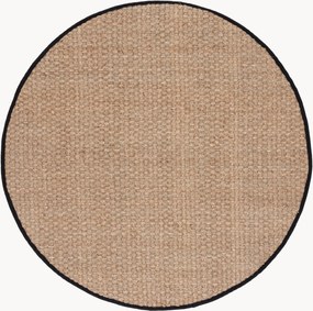 Tapete redondo de pelo curto em erva marinha Natural Fibers