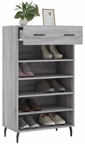 Sapateira 60x35x105 cm derivados de madeira cinzento sonoma