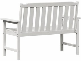 Banco de Jardim Branco 120 cm HDPE