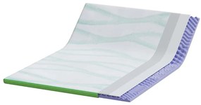 Protetores de Colchão Outros Branco e Verde 160 x 200 cm