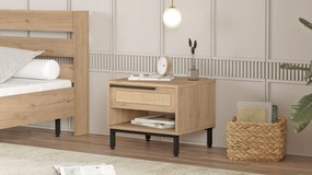 Mesa de Cabeceira ON14 – Nogueira – 53,6x42,4x44,5 cm