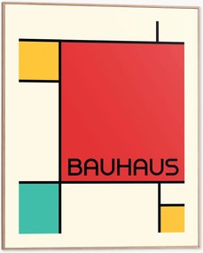 Impressão digital emoldurada Bauhaus