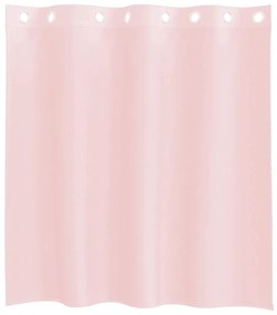 Cortinas de voile com ilhós 2 pcs rosa-claro 140x140 cm