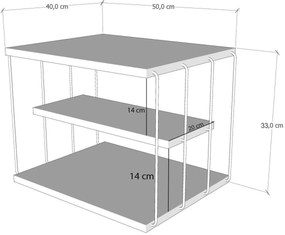 Estante Box – Nogueira – 80 cm x 170 cm x 22 cm