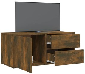 Móvel de TV 80x34x36 cm derivados de madeira carvalho fumado