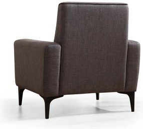 Sofá de 1 Lugar Horizon – Cinzento Escuro – 90x85x77 cm