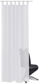 Cortina branca  140 x 225 cm 2 peças