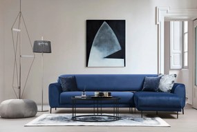**** Sofá-Cama de Canto Image Corner – Azul Marinho – 287 x 169 cm

**