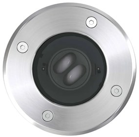 Luzes embutidas para jardim, redondas / 3 peças