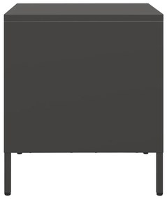 Mesa de cabeceira 35x39x43,5 cm aço preto