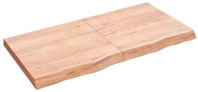 Prateleira de parede 120x60x(2-6) cm carvalho tratado castanho