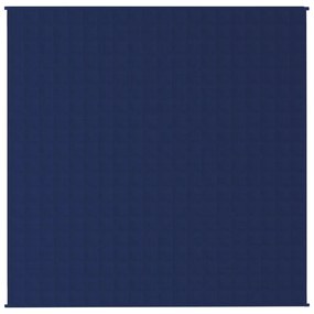 Manta pesada 13 kg 200x200 cm tecido azul
