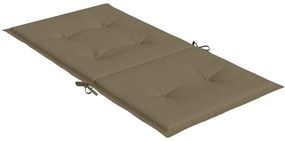 Almofadões lombares p/cadeiras 4pcs 100x50x4 cm mesclado tecido