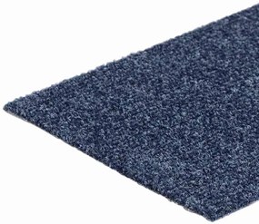 Tapetes escada adesivos retangulares 15 pcs 76x20cm cinza/azul