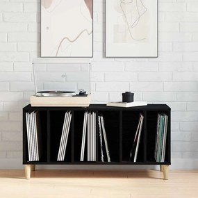 Armário de Registro vidaXL Madeira de Carvalho Preto 100x38x48 cm Made