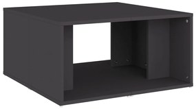 Mesas de centro 4 pcs 33x33x33 cm derivados de madeira cinza