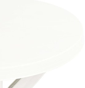 Mesa de bistrô Ø70 cm plástico branco