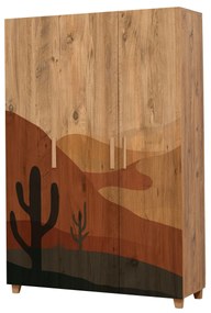 Roupeiro Leva Hedera – Atlantic Pine – 120 x 189 x 48 cm