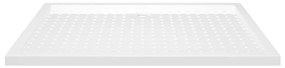 Base de chuveiro com pontos 80x120x4 cm ABS branco