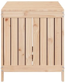 Caixa de arrumação jardim 121x55x64 cm pinho maciço