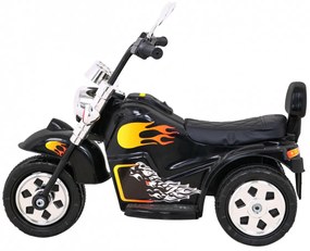 Mota elétrica para crianças 6V, Motorek Hot chopper 1,5 a 4 anos Preta