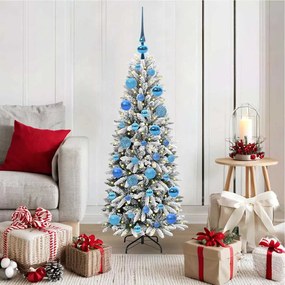 vidaXL Árvore de Natal Artificial com 150 LEDs Branco 120 cm