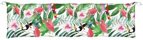 Almofadões p/ banco de jardim 2 pcs 200x50x7 cm tecido multicor