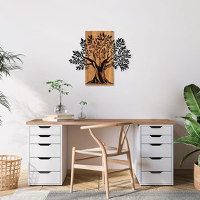 Acessório Decorativo de Parede Monumental Tree 2 – Nogueira e Preto –