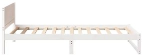 Estrado Branco Madeira 90 x 200 cm Estrado Minimalista