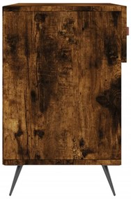 Banco sapateira 102x35x55 cm deriv. madeira carvalho fumado