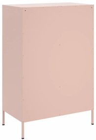 Móvel alto 68x39x101,5 cm aço rosa