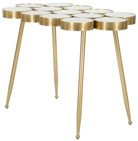 MESA CONSOLA BUTTLE 100X55X70 CM DOURADO