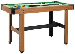 91948 vidaXL Mesa de bilhar 122x61x76 cm castanho