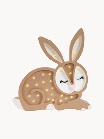 Candeeiro LED artesanal para crianças regulável com temporizador e comando Bunny