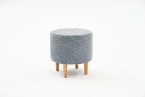 Pouffe Findik Gabbana – Cinzento – 40x42x40 cm
