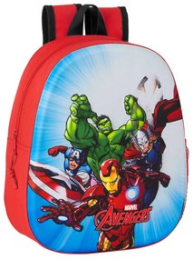 Mochila 3D Os Vingadores Avengers Marvel 32cm SAFTA