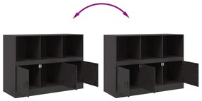Aparador 99x39x73 cm aço preto
