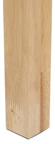 Cama de solteiro em madeira clara 90 x 200 cm TRICOT Beliani