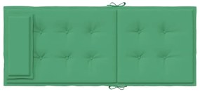 Almofadões p/ cadeira encosto alto 2 pcs tecido oxford verde